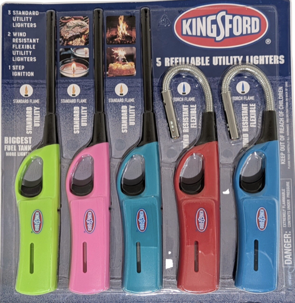 Kingsford Premium Grill Lighter, Value Pack (Pack of 5)